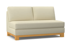 Avalon Armless Loveseat :: Leg Finish: Natural