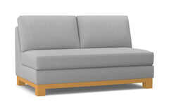 Avalon Armless Loveseat :: Leg Finish: Natural