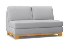 Avalon Armless Loveseat :: Leg Finish: Natural