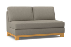 Avalon Armless Loveseat :: Leg Finish: Natural