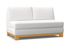 Avalon Armless Loveseat :: Leg Finish: Natural