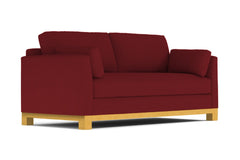 Avalon Queen Size Sleeper Sofa Bed :: Leg Finish: Natural / Sleeper Option: Memory Foam Mattress