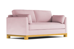 Avalon Queen Size Sleeper Sofa Bed :: Leg Finish: Natural / Sleeper Option: Memory Foam Mattress