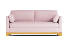 Avalon Queen Size Sleeper Sofa Bed :: Leg Finish: Natural / Sleeper Option: Memory Foam Mattress