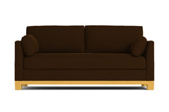 Avalon Queen Size Sleeper Sofa Bed :: Leg Finish: Natural / Sleeper Option: Memory Foam Mattress