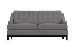 Bannister Twin Size Sleeper Sofa Bed :: Leg Finish: Espresso / Sleeper Option: Memory Foam Mattress