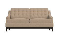 Bannister Twin Size Sleeper Sofa Bed :: Leg Finish: Espresso / Sleeper Option: Deluxe Innerspring Mattress