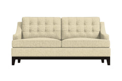 Bannister Twin Size Sleeper Sofa Bed :: Leg Finish: Espresso / Sleeper Option: Memory Foam Mattress