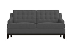 Bannister Twin Size Sleeper Sofa Bed :: Leg Finish: Espresso / Sleeper Option: Deluxe Innerspring Mattress