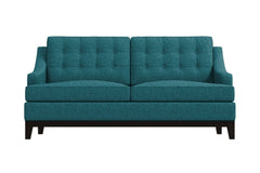 Bannister Twin Size Sleeper Sofa Bed :: Leg Finish: Espresso / Sleeper Option: Deluxe Innerspring Mattress