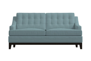Bannister Apartment Size Sleeper Sofa Bed :: Leg Finish: Espresso / Sleeper Option: Memory Foam Mattress