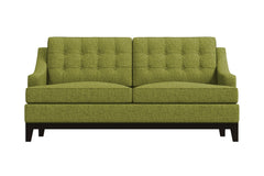 Bannister Twin Size Sleeper Sofa Bed :: Leg Finish: Espresso / Sleeper Option: Deluxe Innerspring Mattress