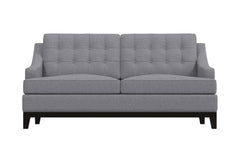 Bannister Twin Size Sleeper Sofa Bed :: Leg Finish: Espresso / Sleeper Option: Deluxe Innerspring Mattress