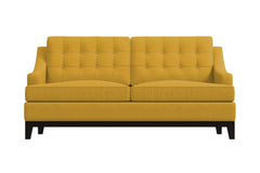 Bannister Twin Size Sleeper Sofa Bed :: Leg Finish: Espresso / Sleeper Option: Memory Foam Mattress