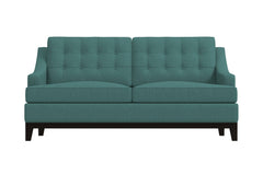 Bannister Twin Size Sleeper Sofa Bed :: Leg Finish: Espresso / Sleeper Option: Deluxe Innerspring Mattress