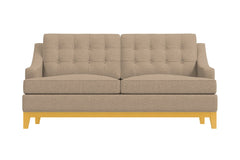 Bannister Twin Size Sleeper Sofa Bed :: Leg Finish: Natural / Sleeper Option: Deluxe Innerspring Mattress