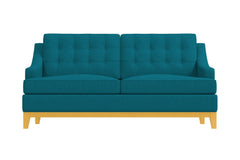 Bannister Twin Size Sleeper Sofa Bed :: Leg Finish: Natural / Sleeper Option: Memory Foam Mattress