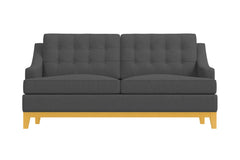 Bannister Twin Size Sleeper Sofa Bed :: Leg Finish: Natural / Sleeper Option: Memory Foam Mattress