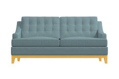 Bannister Twin Size Sleeper Sofa Bed :: Leg Finish: Natural / Sleeper Option: Memory Foam Mattress