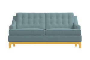 Bannister Apartment Size Sleeper Sofa Bed :: Leg Finish: Natural / Sleeper Option: Memory Foam Mattress