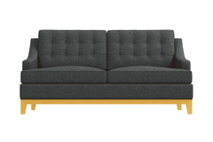 Bannister Twin Size Sleeper Sofa Bed :: Leg Finish: Natural / Sleeper Option: Deluxe Innerspring Mattress