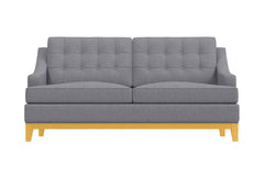 Bannister Twin Size Sleeper Sofa Bed :: Leg Finish: Natural / Sleeper Option: Deluxe Innerspring Mattress