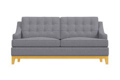 Bannister Twin Size Sleeper Sofa Bed :: Leg Finish: Natural / Sleeper Option: Memory Foam Mattress