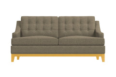 Bannister Twin Size Sleeper Sofa Bed :: Leg Finish: Natural / Sleeper Option: Deluxe Innerspring Mattress