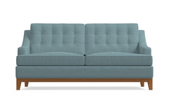 Bannister Apartment Size Sleeper Sofa Bed :: Leg Finish: Pecan / Sleeper Option: Memory Foam Mattress