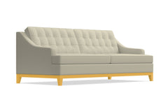 Bannister Queen Size Sleeper Sofa Bed :: Leg Finish: Natural / Sleeper Option: Deluxe Innerspring Mattress