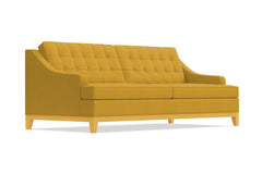 Bannister Queen Size Sleeper Sofa Bed :: Leg Finish: Natural / Sleeper Option: Memory Foam Mattress