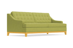 Bannister Queen Size Sleeper Sofa Bed :: Leg Finish: Natural / Sleeper Option: Memory Foam Mattress