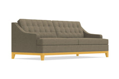 Bannister Queen Size Sleeper Sofa Bed :: Leg Finish: Natural / Sleeper Option: Memory Foam Mattress