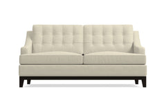 Bannister Twin Size Sleeper Sofa Bed :: Leg Finish: Espresso / Sleeper Option: Memory Foam Mattress
