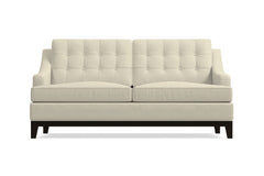 Bannister Twin Size Sleeper Sofa Bed :: Leg Finish: Espresso / Sleeper Option: Deluxe Innerspring Mattress