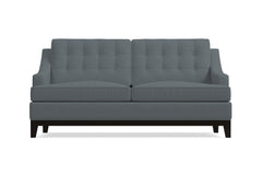 Bannister Twin Size Sleeper Sofa Bed :: Leg Finish: Espresso / Sleeper Option: Memory Foam Mattress