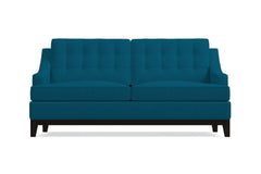 Bannister Twin Size Sleeper Sofa Bed :: Leg Finish: Espresso / Sleeper Option: Memory Foam Mattress
