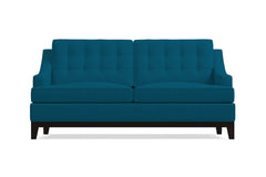 Bannister Twin Size Sleeper Sofa Bed :: Leg Finish: Espresso / Sleeper Option: Memory Foam Mattress