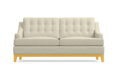 Bannister Twin Size Sleeper Sofa Bed :: Leg Finish: Natural / Sleeper Option: Deluxe Innerspring Mattress