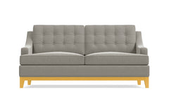 Bannister Twin Size Sleeper Sofa Bed :: Leg Finish: Natural / Sleeper Option: Deluxe Innerspring Mattress