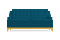 Bannister Apartment Size Sleeper Sofa Bed :: Leg Finish: Natural / Sleeper Option: Memory Foam Mattress