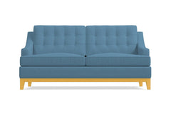 Bannister Twin Size Sleeper Sofa Bed :: Leg Finish: Natural / Sleeper Option: Memory Foam Mattress