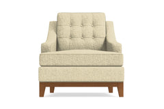 Bannister Chair :: Leg Finish: Pecan