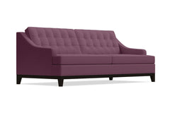 Bannister Queen Size Sleeper Sofa Bed :: Leg Finish: Espresso / Sleeper Option: Memory Foam Mattress