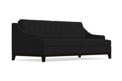 Bannister Queen Size Sleeper Sofa Bed :: Leg Finish: Espresso / Sleeper Option: Memory Foam Mattress