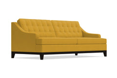 Bannister Queen Size Sleeper Sofa Bed :: Leg Finish: Espresso / Sleeper Option: Deluxe Innerspring Mattress