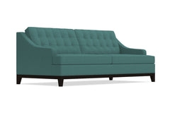 Bannister Queen Size Sleeper Sofa Bed :: Leg Finish: Espresso / Sleeper Option: Memory Foam Mattress