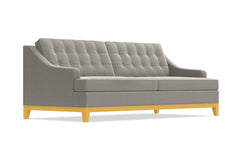 Bannister Queen Size Sleeper Sofa Bed :: Leg Finish: Natural / Sleeper Option: Memory Foam Mattress