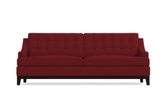 Bannister Queen Size Sleeper Sofa Bed :: Leg Finish: Espresso / Sleeper Option: Deluxe Innerspring Mattress