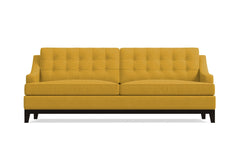 Bannister Queen Size Sleeper Sofa Bed :: Leg Finish: Espresso / Sleeper Option: Deluxe Innerspring Mattress